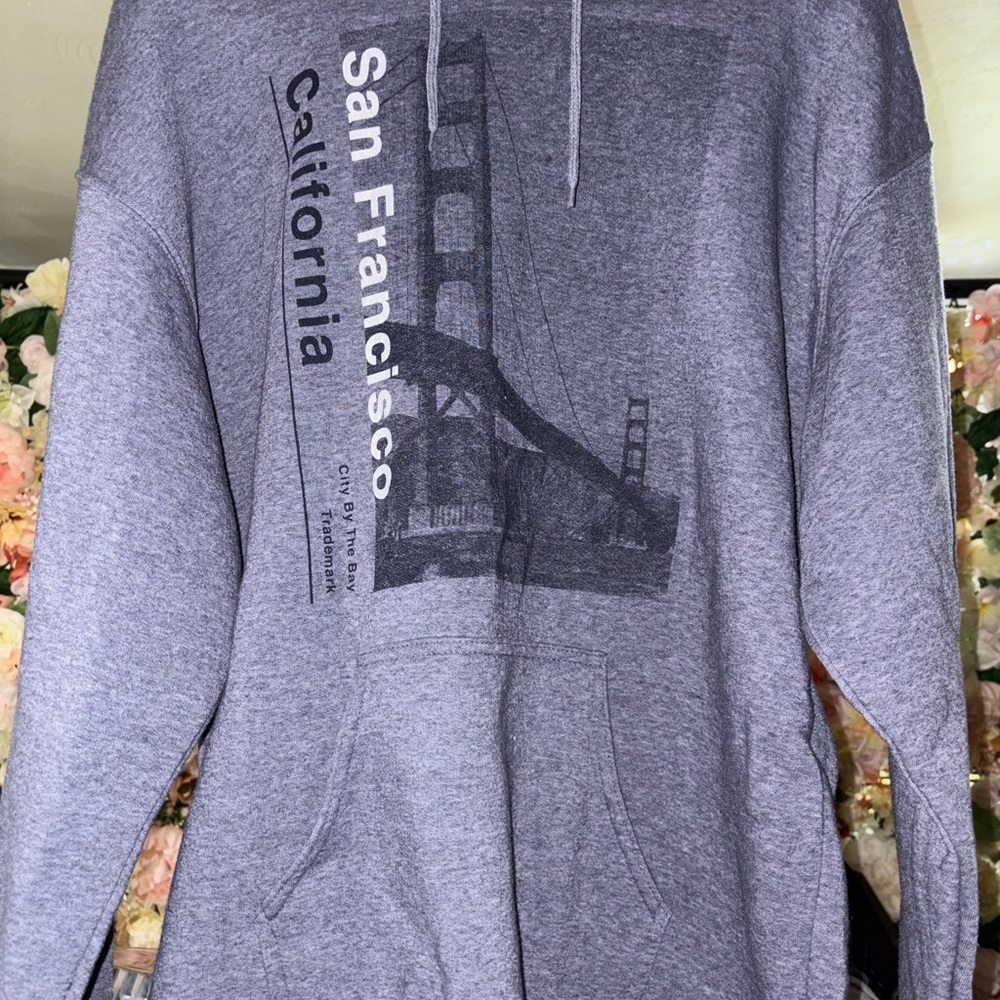Gray San Francisco Graphic Hoodie